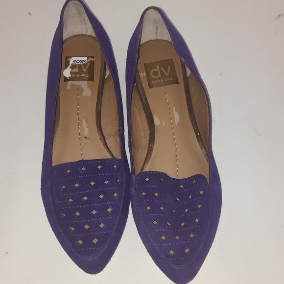 Dolce Vita Shoes - DV by Dolce Vita Purple Suede Lake Flats Size 10